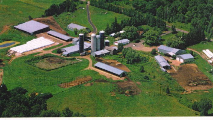 [Ariel Photo of Tetzner's Dairy]